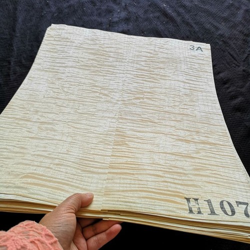 2Pcs 3A FLAME MAPLE VENEER White Tiger Water Ripple Pattern Guitar Body Veneer - Picture 17 of 24