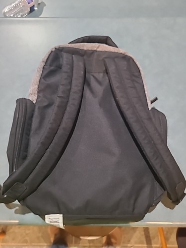 Baby Boom BB Gear Backpack Diaper Bag Shoulder Strap 9 Pockets Heather Gray - Picture 2 of 7