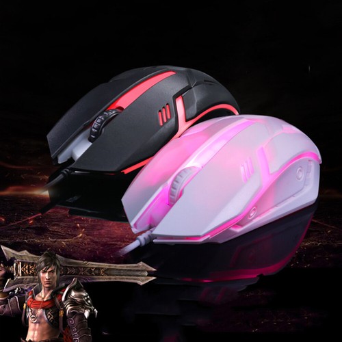 Hinterleuchtete Gaming - USB -Kabelmaus Kabelgebundene Computermaus - Bild 12 von 12