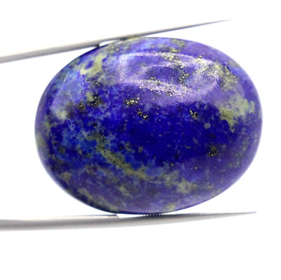 Untreated Natural Lapis Lazuli Big Size 49.24 Ct Oval Shape Loose