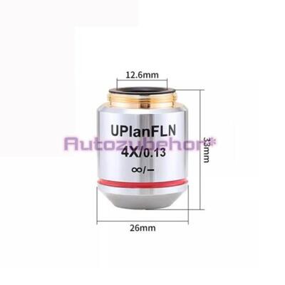 1 Pc. New UPlanFLN 4X/0.13  /- Semi Apochromatic Microscope Objective Lens
