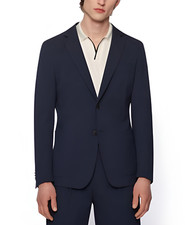 Image of Hugo Boss Black Label Textured Lightweight 2-Button Blazer 44 Regular NWT $595