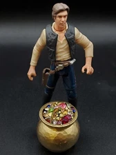 CUSTOM POT OF GOLD JEWELS & GEMS for 3.75" FIGURE STAR WARS GI JOE DIORAMA (D51)