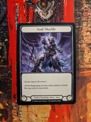 Flesh and Blood Card: (1x) Soul Shackle // Spectral Shield (MON186/104) 