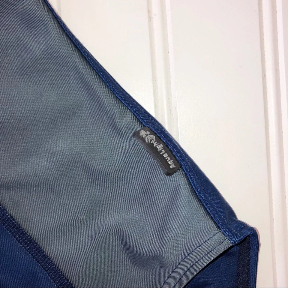 Traje de baño Aqua Sphere azul marino naranja aguamarina pieza completa talla 10/36 Foto 3 de 4