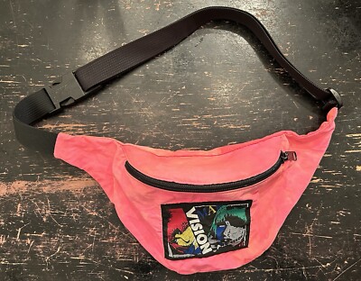 VINTAGE 1980s VISION Street Wear Fanny Pack Rare Pink | eBay VINTAGE 1980s VISION Street Wear Fanny Pack Rare Pink | eBay