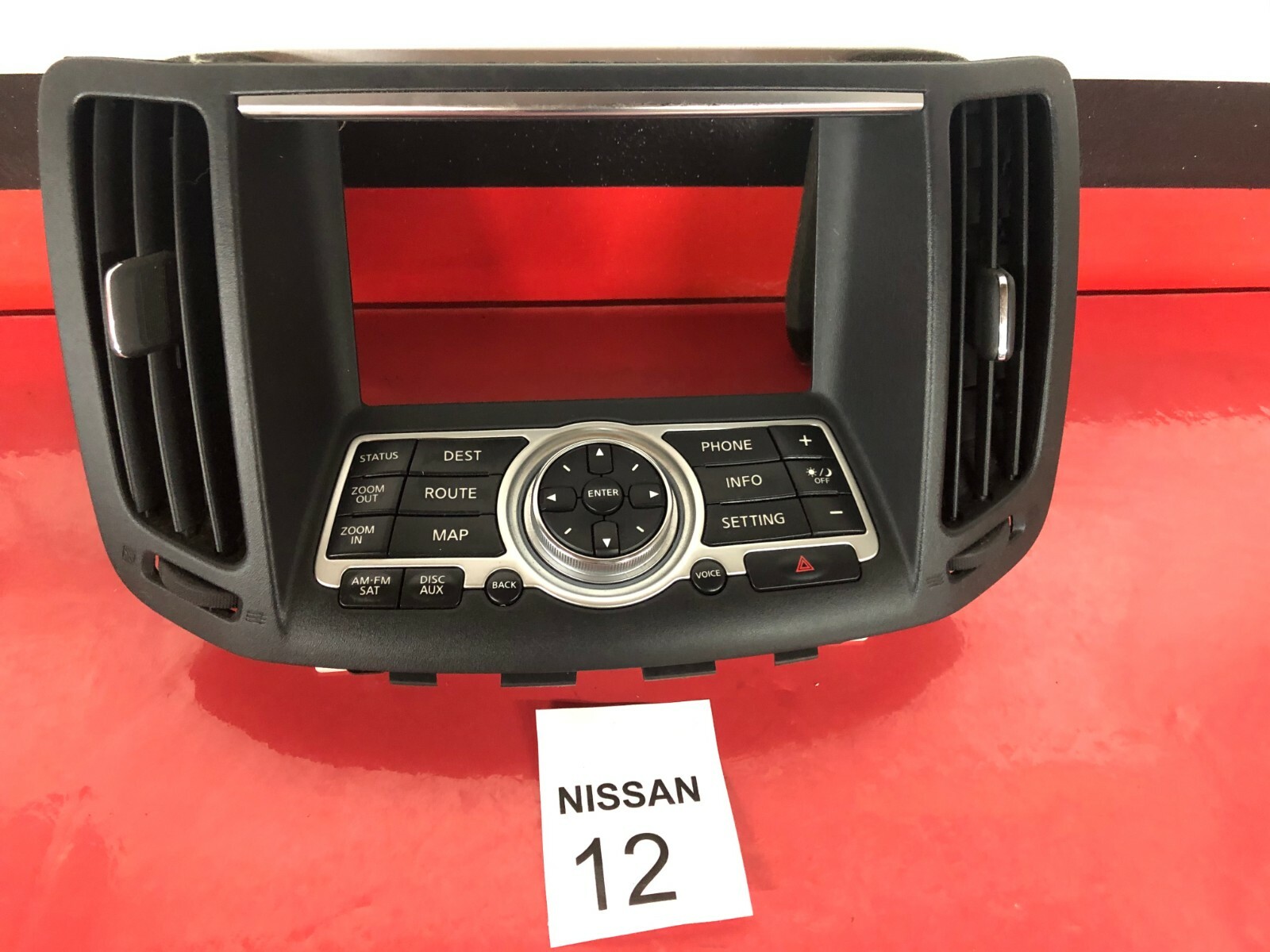 B12 07 13 Infiniti G35 G37 Center Audio Nav Control Bezel Unit 28395 JK60B OEM eBay