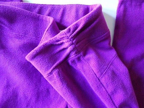 Girls Columbia Size Large 14/16 Fleece Leggings Pants Purple Full Length - Picture 2 of 19