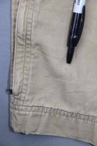Men's Columbia Canvas Utility Shorts Beige 100% Cotton Size 38 - Picture 6 of 10