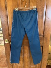Women s Authentic Vintage Lightweight Pants With Drawstring Elastic Waist Teal
