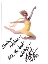 Leigh Zimmerman Signed Photo / Autographed Actress Theatre