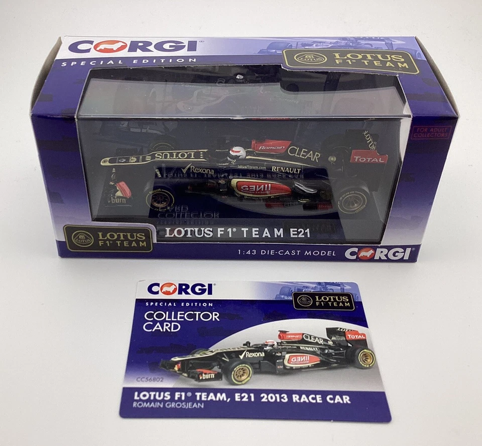 Corgi 1:43 CC56802 , Lotus F1 Team E21 2013 Race Car Romain Grosjean - Image 2 of 4