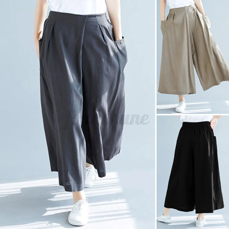 Palazzo pants with elastic hot sale ankles