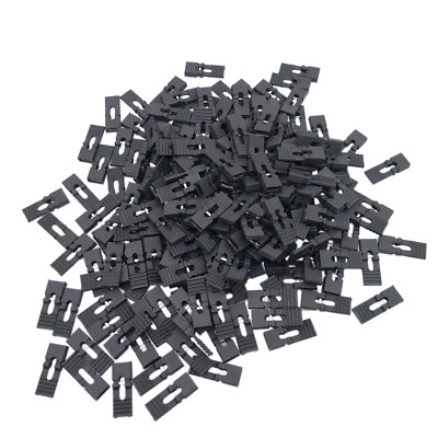 US Stock 500pcs Black Mini Jumper with Handle 2.54 mm 2 Pin Header Spacing Shunt