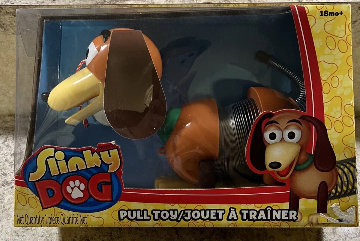 2003 Slinky Dog Pull Toy With Wheels Poof-Slinky Inc | eBay