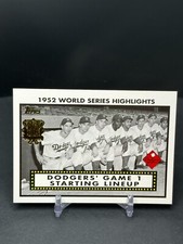 2001 Topps 50th Anniversary 1952 World Series Highlights  #52WS-1