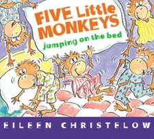 Five Little Monkeys Jumping on the Bed (board book) (A Five Little Monkey - GOOD