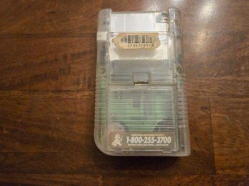 Nintendo Game Boy DMG-01 Clear Play It Loud with Case & Game Matching Serial! - Picture 14 of 16