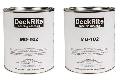 Marine Vinyl Flooring Adhesive Glue - MariDeck / DeckRite - (2) Gallons - MD 102