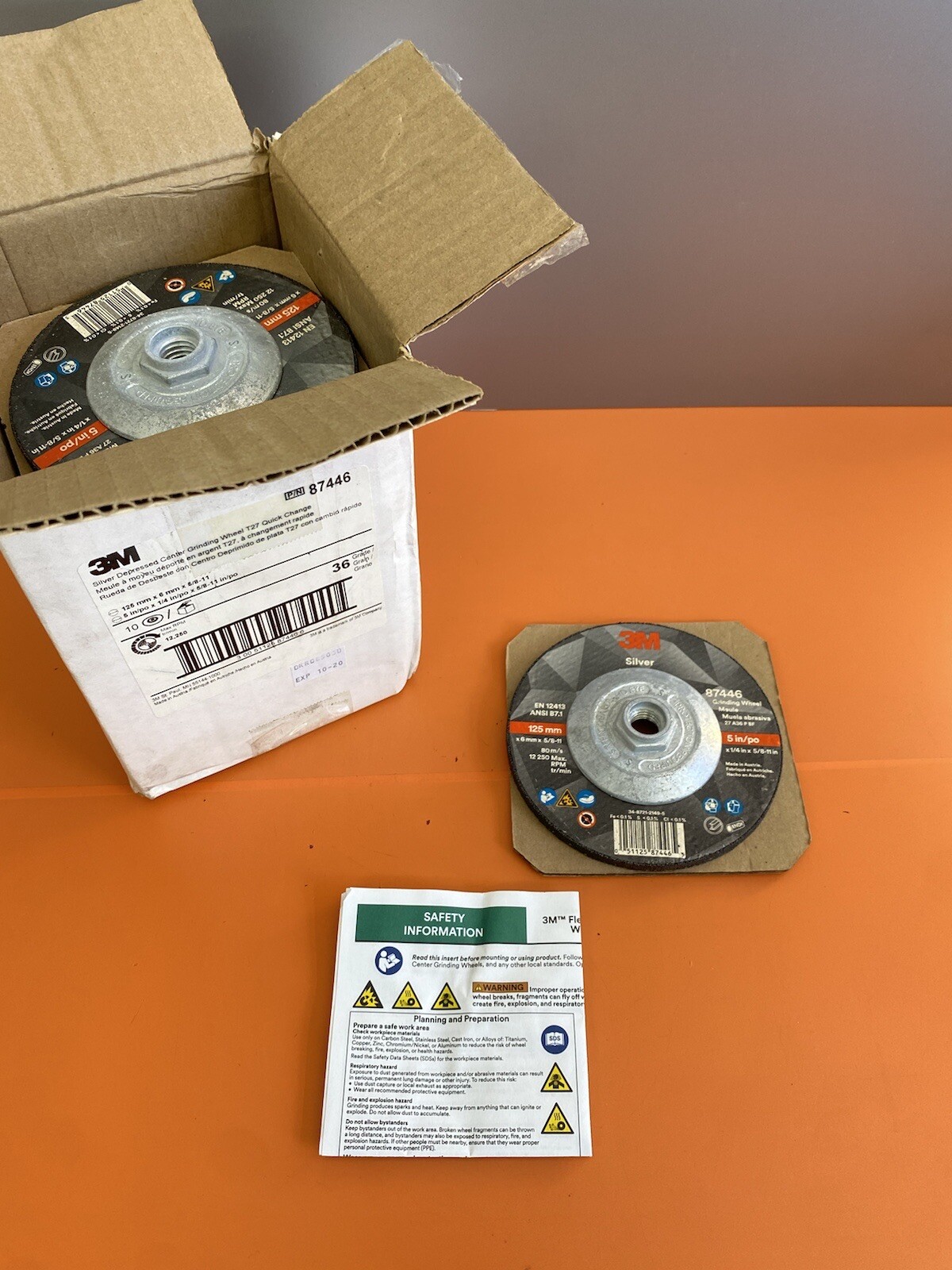 3M Silver Depressed Center Grinding 