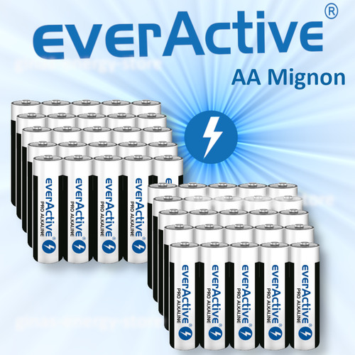 everActive Batterien Mignon Micro Baby Mono 9V A23 A27 AA AAA C D Auswahl - Afbeelding 15 van 18