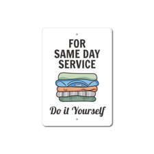 Funny Laundry Sign, Laundry Humor, Laundry Phrase Decor Metal Sign ENSA1003211