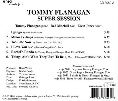 Super Session von Tommy Flanagan [Audio CD]