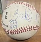 Bake McBride Auto Autograph Beckett Certified ONLB Baseball Inscribed 1974 ROY