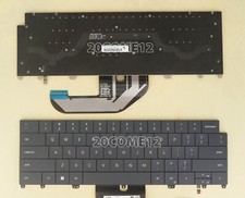 New for DELL XPS 13 9340 9345 9350 2024 - 2025 Keyboard Backlit US black
