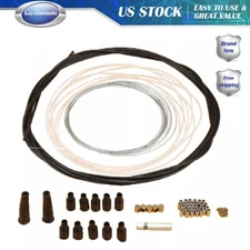 5 Metres Motorcycle Diy Throttle Cable Kit Nipples Ferrules For Pit Dirt Bike 1X