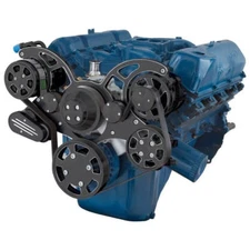 Black Diamond Serpentine System for 351C, 351M & 400 - AC & Power Steering