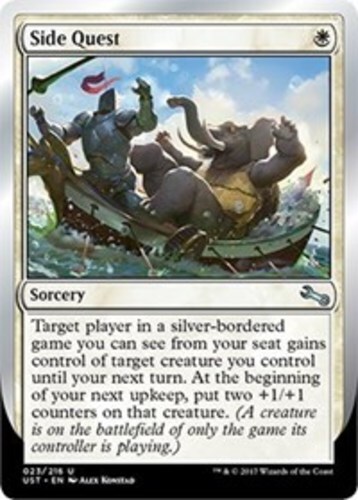 Side Quest Light Play, English Magic the Gathering MTG Unstable Side Quest Light Play, English Magic the Gathering MTG Unstable