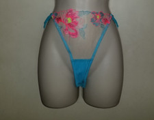 Honey Birdette Christine Turquoise Brief size Large NWT