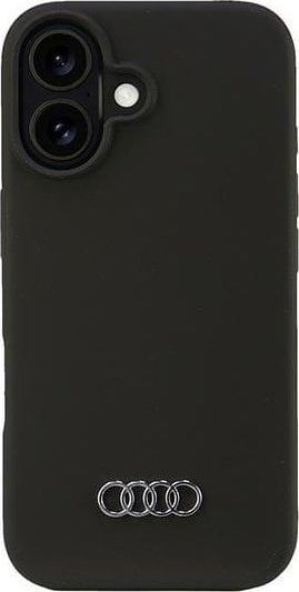 Audi Silicone Hardcase for iPhone 16 6.1"" Black AU-LSRIP16-Q3/D1-BK