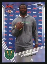 Deiontrez Mount 2020 Topps XFL #140 FOOTBALL Card