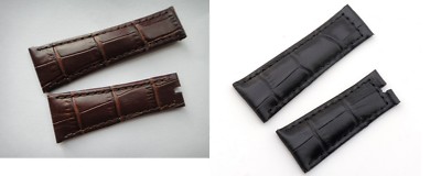20MM X16MM genuine leather strap band bracelet (FITS) Rolex Datejust