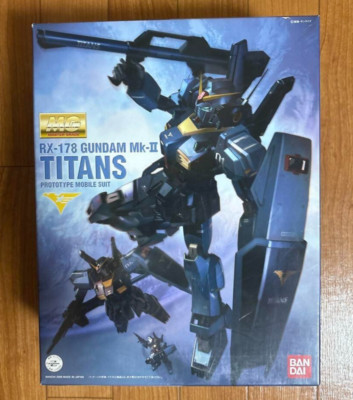 Bandai MG 1/100 RX-178 Gundam Mk-2 Titans Prototype Mobile Suit Model Kit