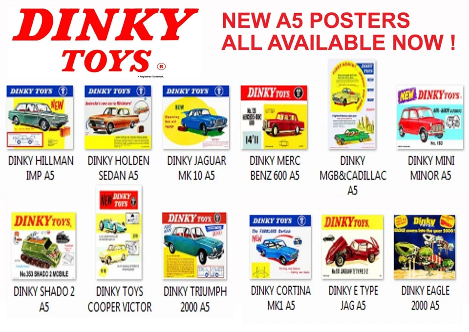 DINKY TOYS No.196 HOLDEN SPECIAL SEDAN  SHOP COUNTER/WALL DISPLAY "NEW".ADVERT   - Image 3 of 4
