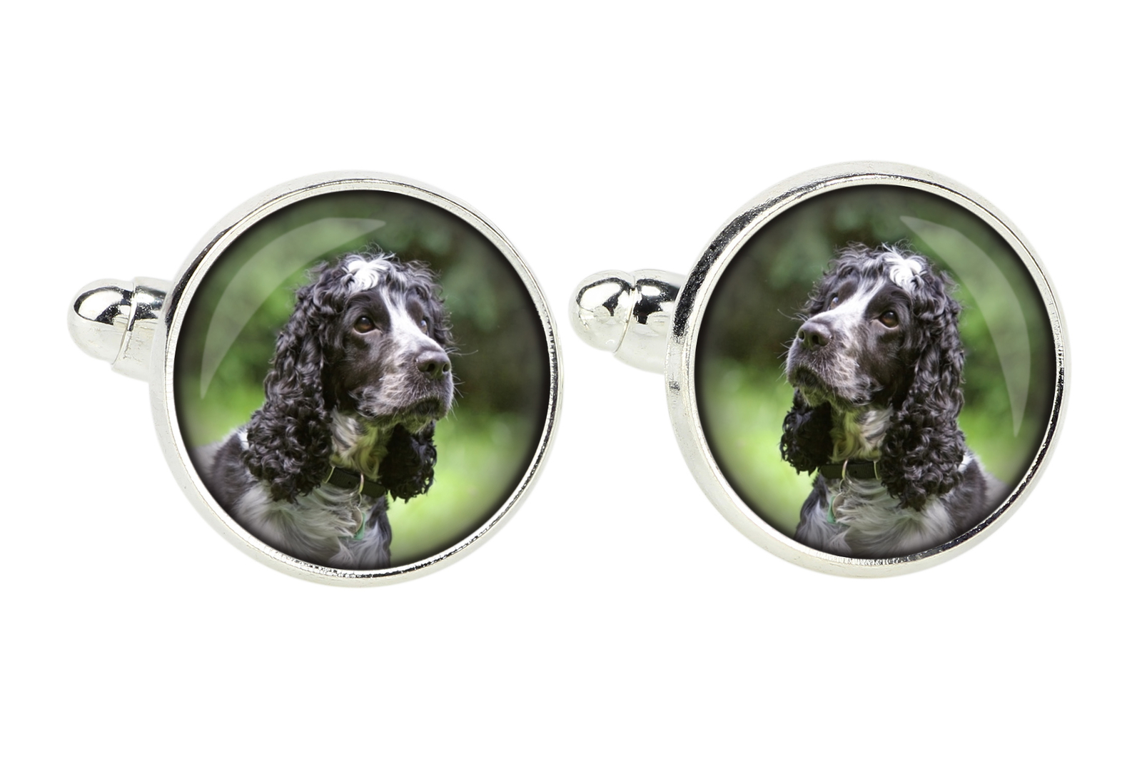 American Cocker Spaniel| Merry Cocker - cufflinks| a shirt accessory| a shirt pe