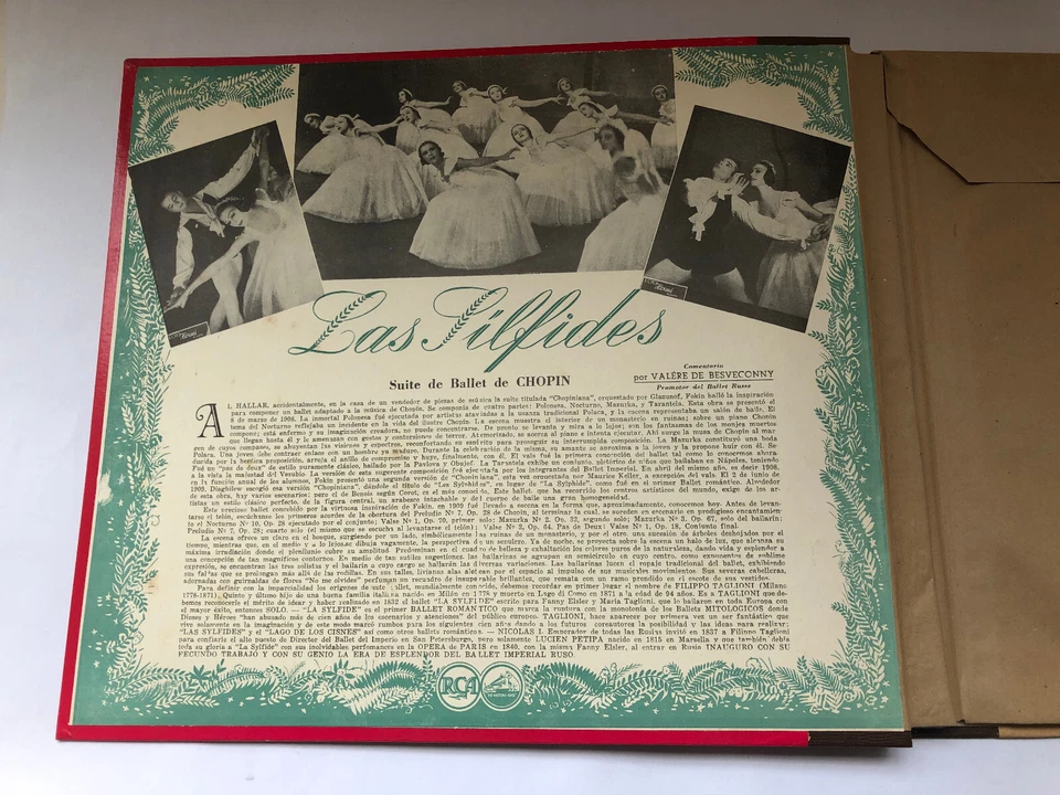 Chopin - Glazunov - Les Sylphides - RCA Victor - 78RPM - 12" - 3 Records! NM! - Image 2 of 4