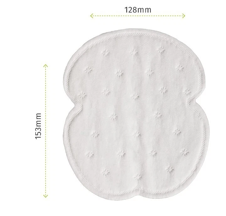 Pee Safe Disposable Underarm Sweat Pads - Straight, Prevents Stains pack of 14 - Image 4 of 4