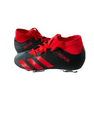 Adidas Predator 20.4 S FXG Kid's Youth Soccer Cleats EG1843 Blk/Red size  4.5 | eBay