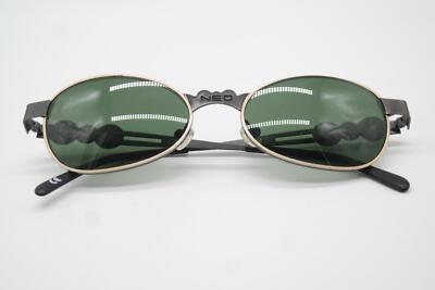 Vintage Sunglasses Neostyle HOLIDAY 960 Gold Metallic Oval  display picture 3