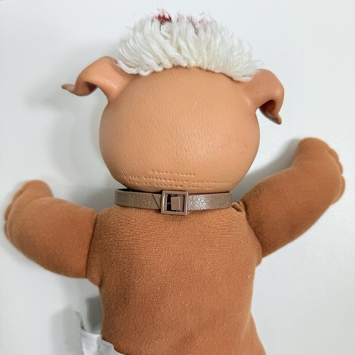 Vintage Cabbage Patch Kids Koosas KATIE Brown Cat Doll Has Collar 15" Tall - Picture 4 of 8