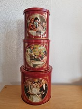 Dr. Oetker Nostalgie Blechdose Dose Rot 3er Set Vintage Sammler Alt Rar