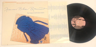 Jennifer Warnes Famous Blue Raincoat The Songs of Leonard Cohen Lp Nm