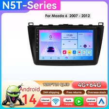 For 2007-2012 Mazda 6 Car Stereo Carplay Gps Navi Radio Bt5.4 Wifi 6 Swc 464gb For 2007-2012 Mazda 6 Car Stereo Carplay Gps Navi Radio Bt5.4 Wifi 6 Swc 464gb