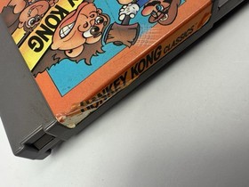 Donkey Kong Classics (NES, 1988) CIB W/ Box Game Manual Foam Protector TESTED