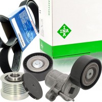 Bosch 6PK1496 Keilrippenriemen-Satz + Freilauf FüR Ford B-MAX