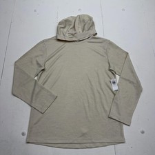 Old Navy Active Hoodie Sweatshirt Teens XL 12 Beige Breathable Knit Pullover
